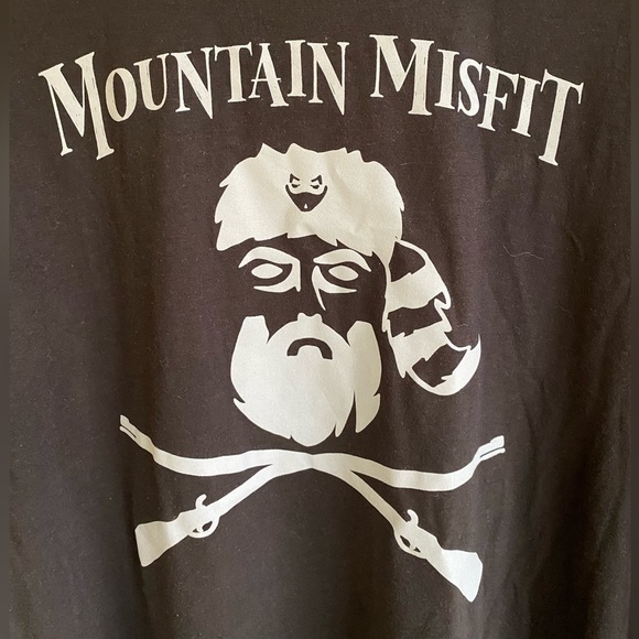 Mountain Misfit 2XL Men's lightweight T-shirt.New! Poly cotton blend. Black/gray - Picture 2 of 10